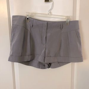 EXPRESS grey pleated dress short
